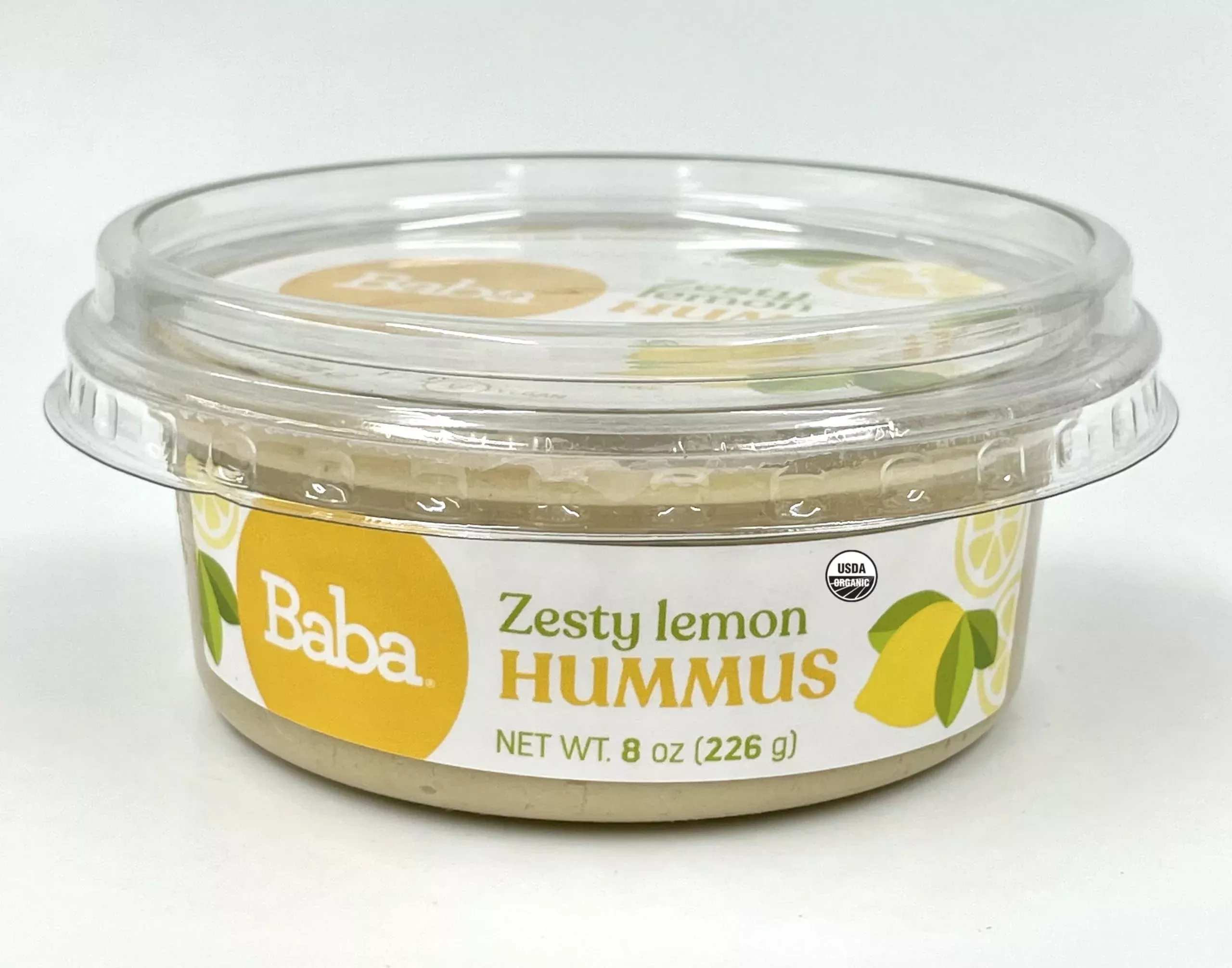 baba-organic-hummus-8-oz-usda-organic-gluten-free-vegan-non-gmo-cholesterol-free Baba Organic Hummus (8 Oz) - Usda Organic, Gluten Free, Vegan, Non-Gmo, Cholesterol Free, Zero Preservatives (Zesty Lemon Hummus