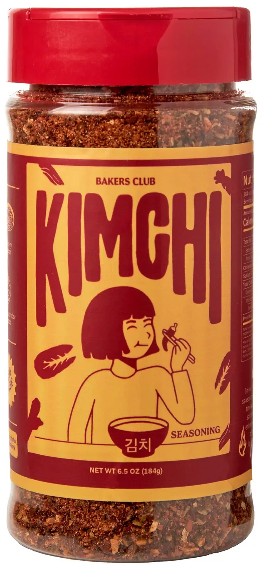 bakers-club-6-5oz-korean-kimchi-seasoning-powder-fried-rice-stir-fry-popcorn-ram Bakers Club 6.5Oz Korean Kimchi Seasoning Powder - Fried Rice, Stir Fry, Popcorn, Ramen Soup, Barbecue Dry Rub For Meats, Pork,