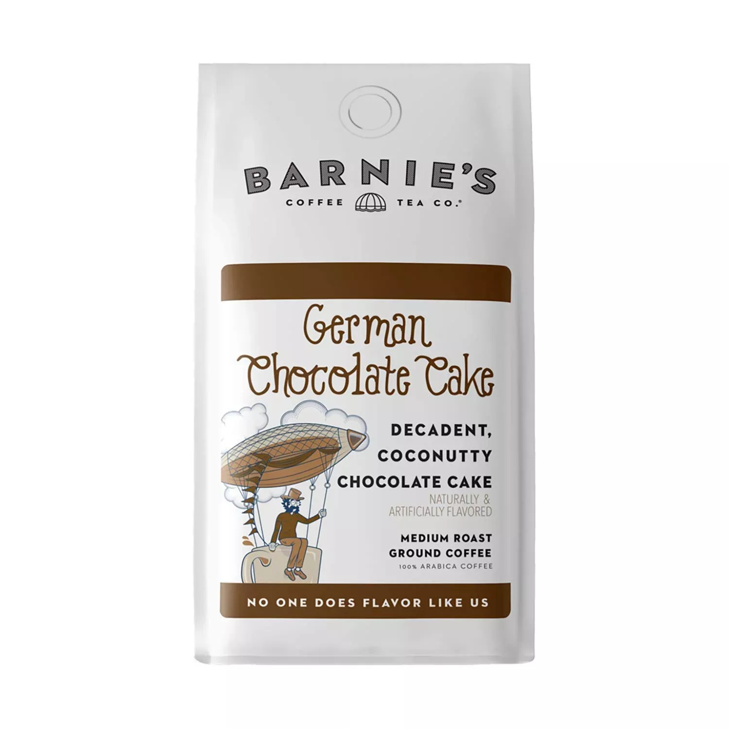 barnie-s-coffee-tea-co-german-chocolate-cake-ground-coffee-with-decadent-coconut Barnie'S Coffee Tea Co. German Chocolate Cake Ground Coffee With Decadent Coconut, Chocolate And Hazelnut Cake Flavor, Medium Ro