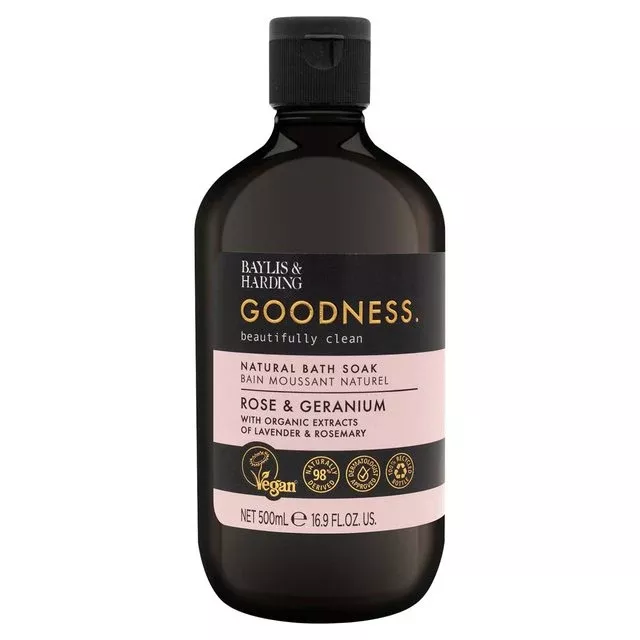 baylis-harding-goodness-rose-geranium-bath-soak-500ml Baylis & Harding Goodness Rose & Geranium Bath Soak 500ml
