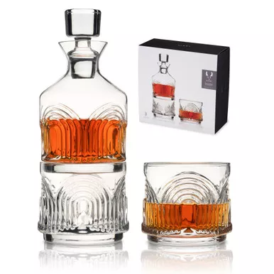 beau-stacking-decanter-set-by-viski Beau Stacking Decanter Set by Viski