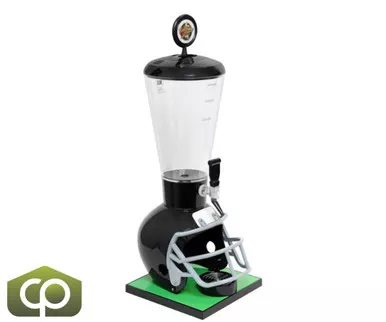 beer-tubes-1-4-128-oz-super-tube-black-football-helmet-beer-tower Beer Tubes 1/4 128 oz. Super Tube Black Football Helmet Beer Tower