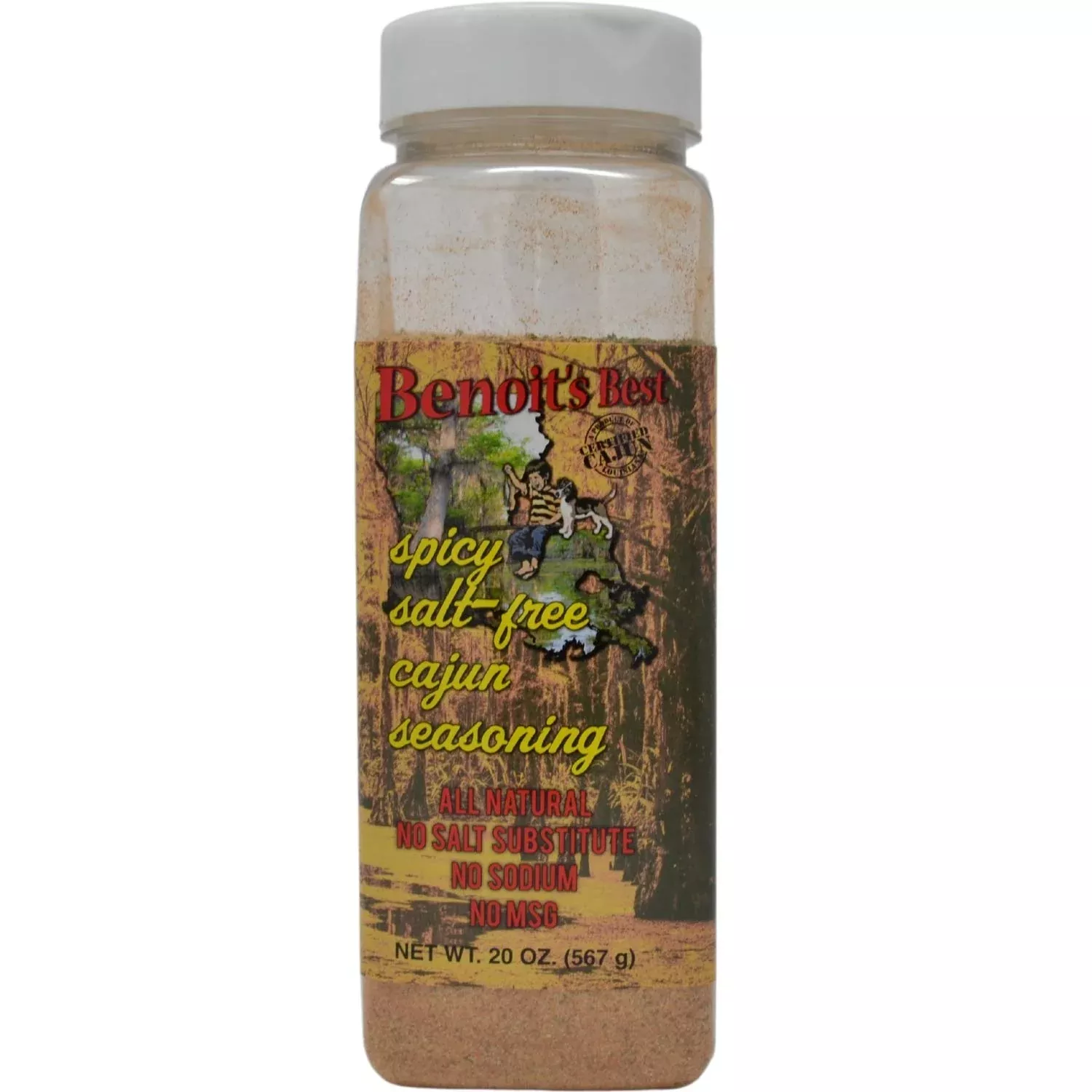 benoits-best-spicy-salt-free-cajun-seasoning-20-oz Benoits Best Spicy Salt-Free Cajun Seasoning (20 Oz)