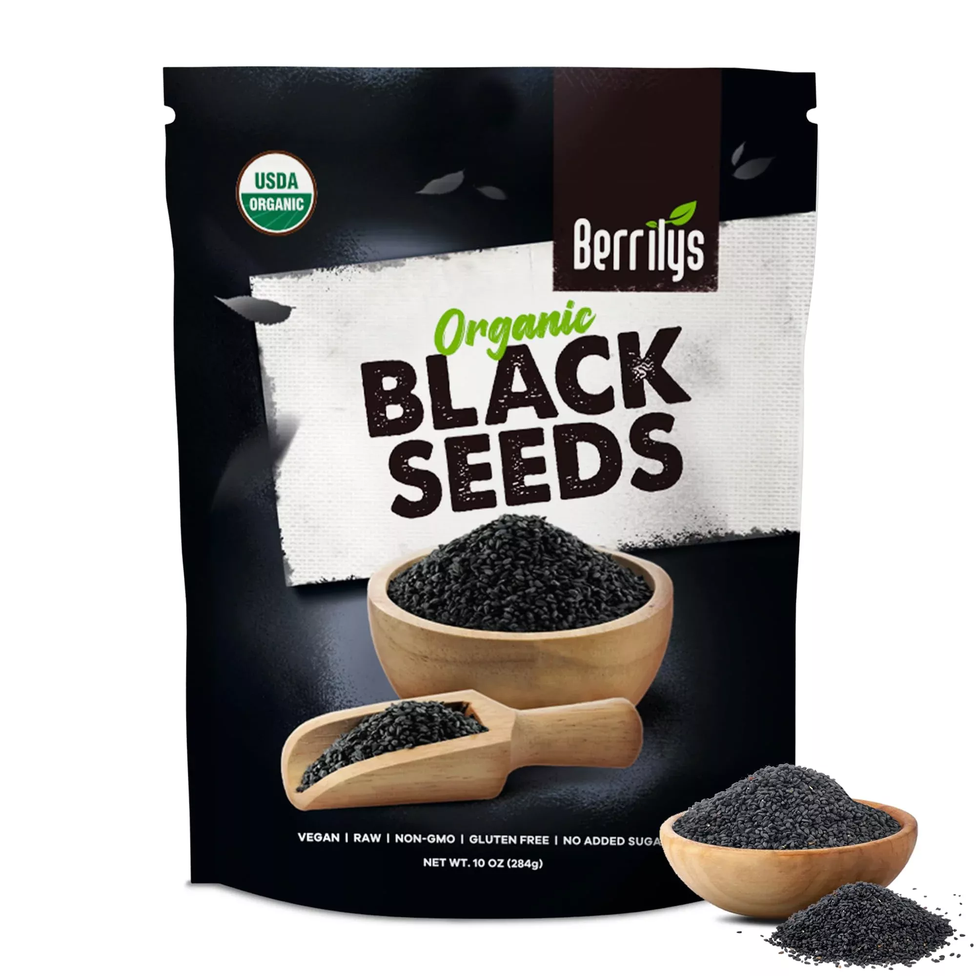 berrilys-black-seeds-usda-organic-nigella-sativa-kalonji-black-cumin-seeds-vegan Berrilys Black Seeds - Usda Organic Nigella Sativa, Kalonji & Black Cumin Seeds, Vegan, Gluten-Free - Pure Spice & Health Food,