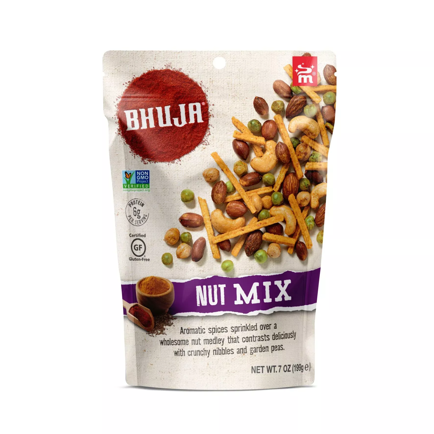 bhuja-nut-mix-7-ounce-bags-pack-6 Bhuja Nut Mix, 7-Ounce Bags (Pack Of 6)