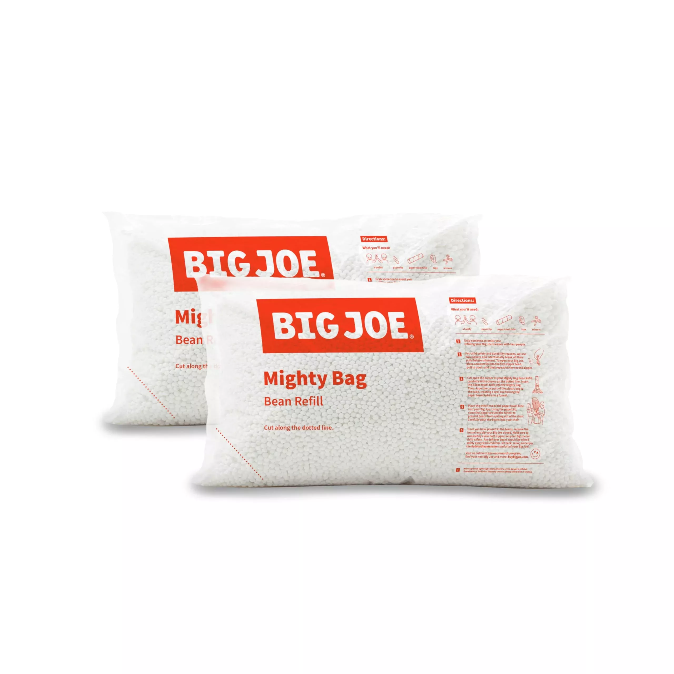 big-joe-bean-refill-polystyrene-beans-bean-bags-or-crafts-200-liters-white Big Joe Bean Refill, Polystyrene Beans For Bean Bags Or Crafts, 200 Liters, White