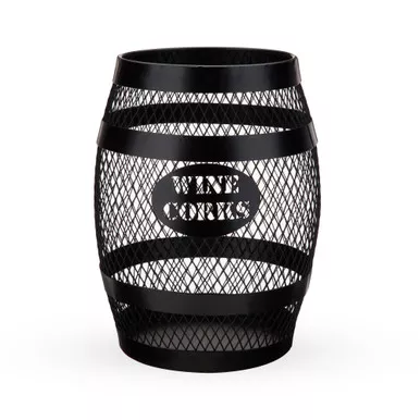 black-barrel-cork-holder-by-twine Black Barrel Cork Holder by Twine