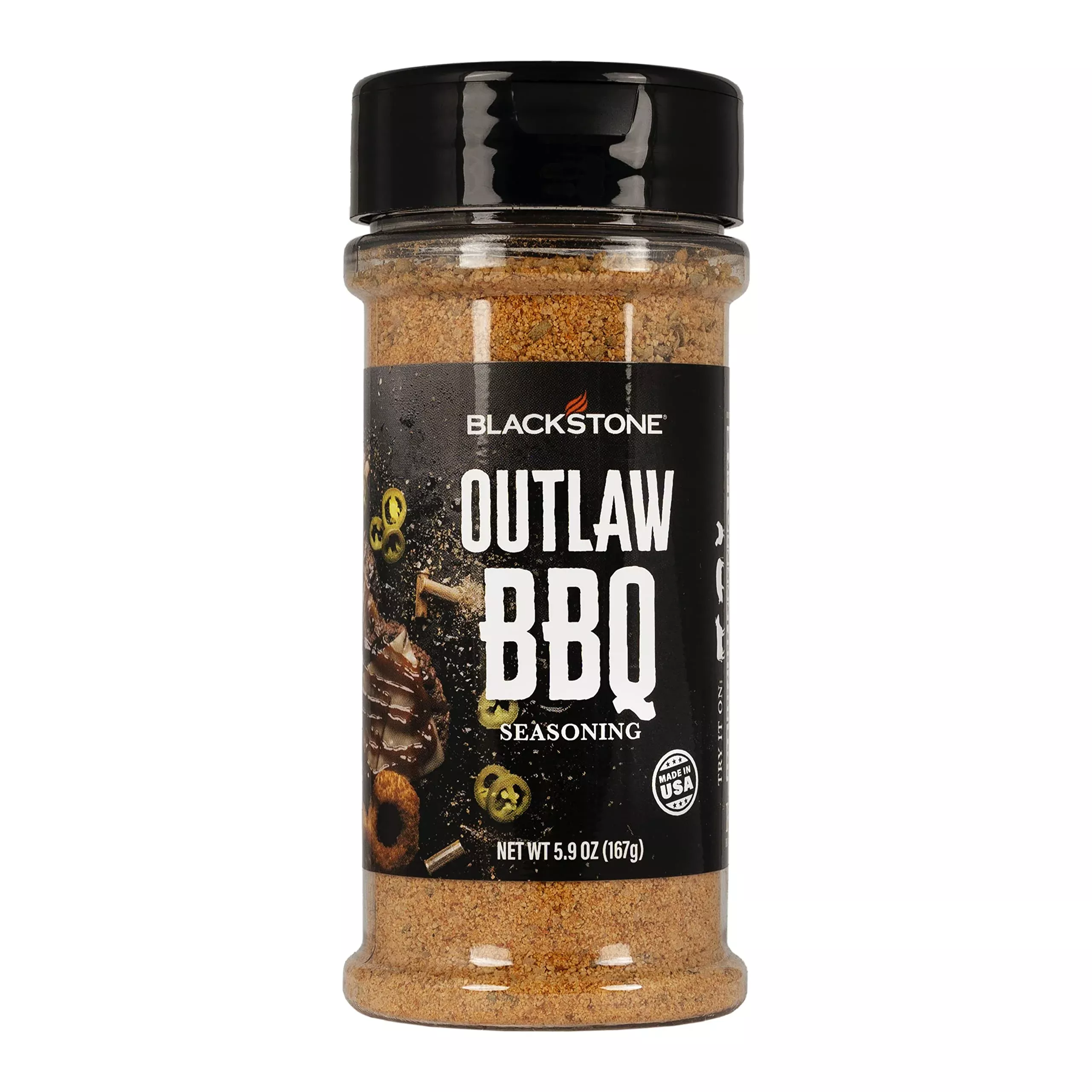blackstone-4160-outlaw-bbq-powder-beef-poulty-pork-chicken-fries-steaks-tasty-sp Blackstone 4160 Outlaw Bbq Powder For Beef, Poulty, Pork, Chicken, Fries, Steaks Tasty Spices With Sweetness And Citrus, All-Pur