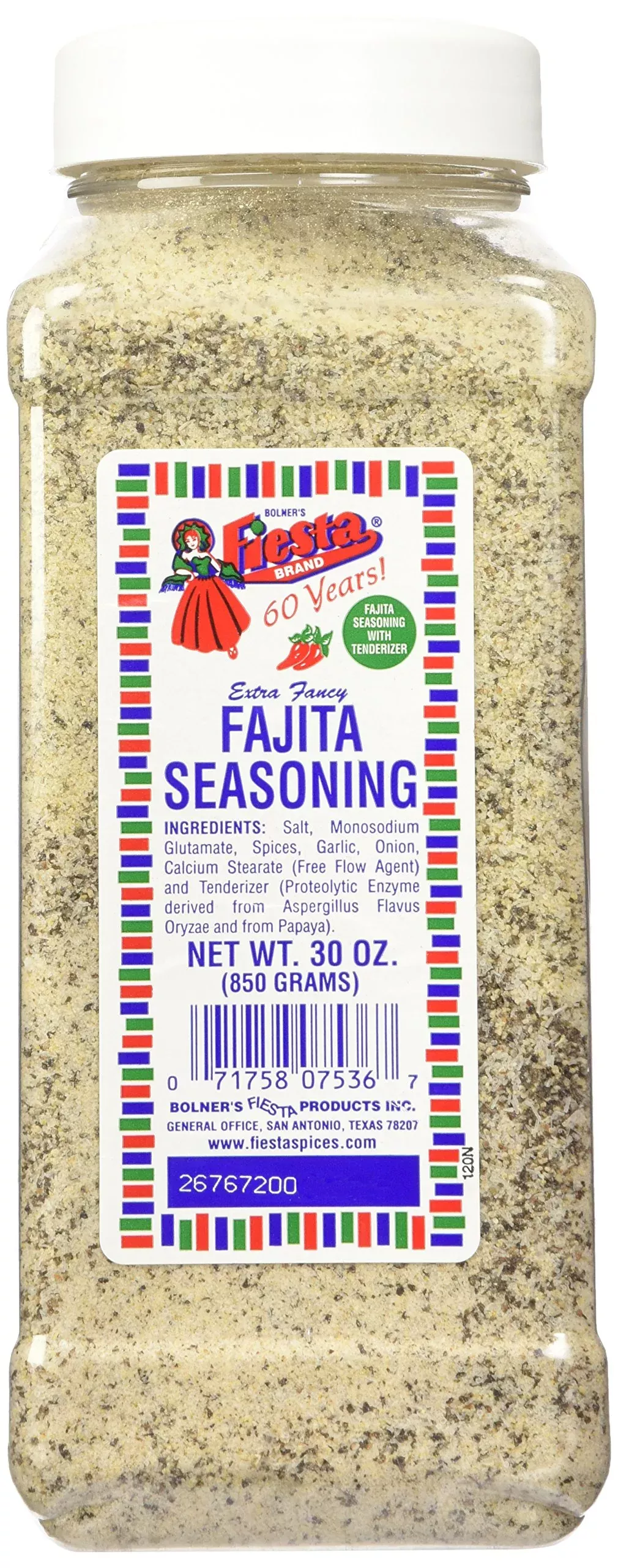 bolner-s-fiesta-extra-fancy-fajita-seasoning-30-ounce-plastic-canister Bolner'S Fiesta Extra Fancy Fajita Seasoning, 30-Ounce Plastic Canister
