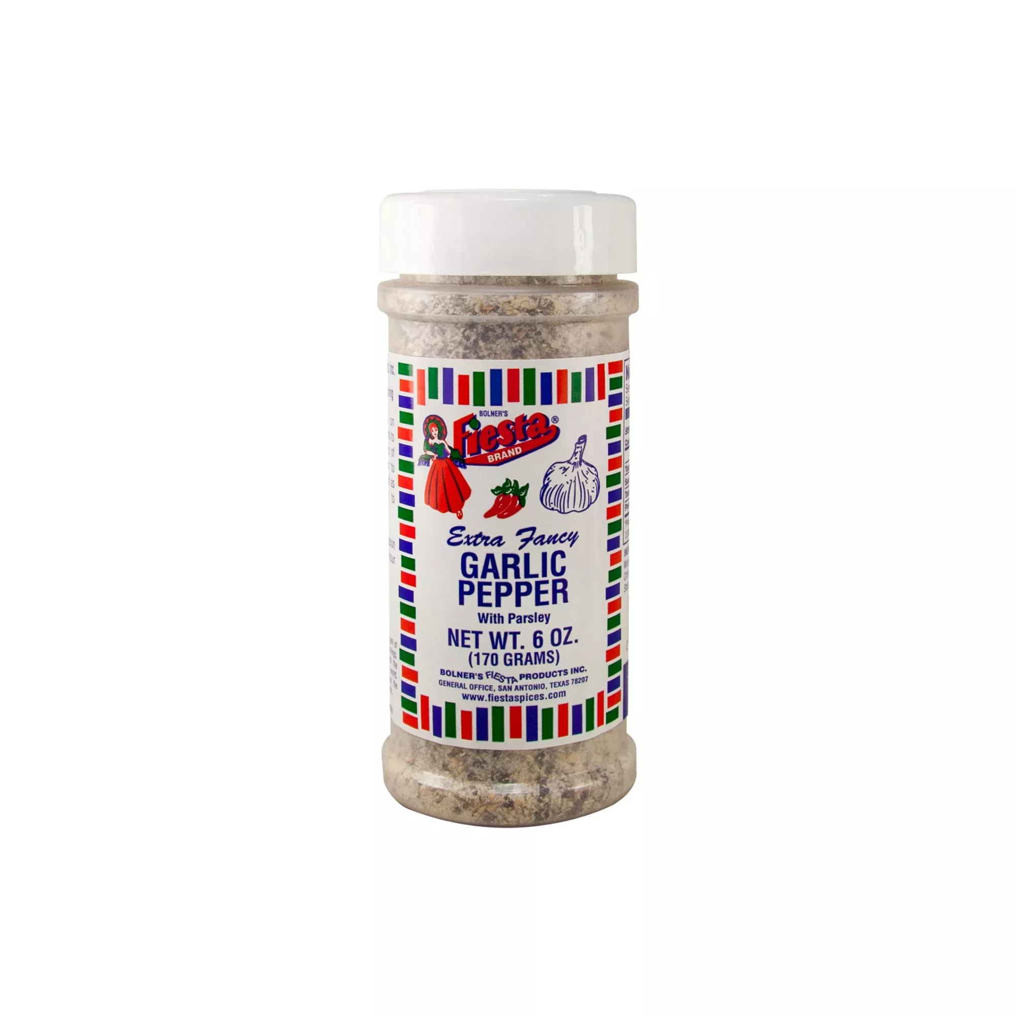 bolner-s-fiesta-extra-fancy-garlic-pepper-blend-6oz Bolner'S Fiesta Extra Fancy Garlic Pepper Blend 6Oz