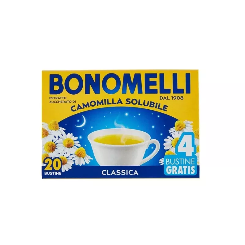 Bonomelli Instant Chamomile, Camomilla Solubile, 20 Bags