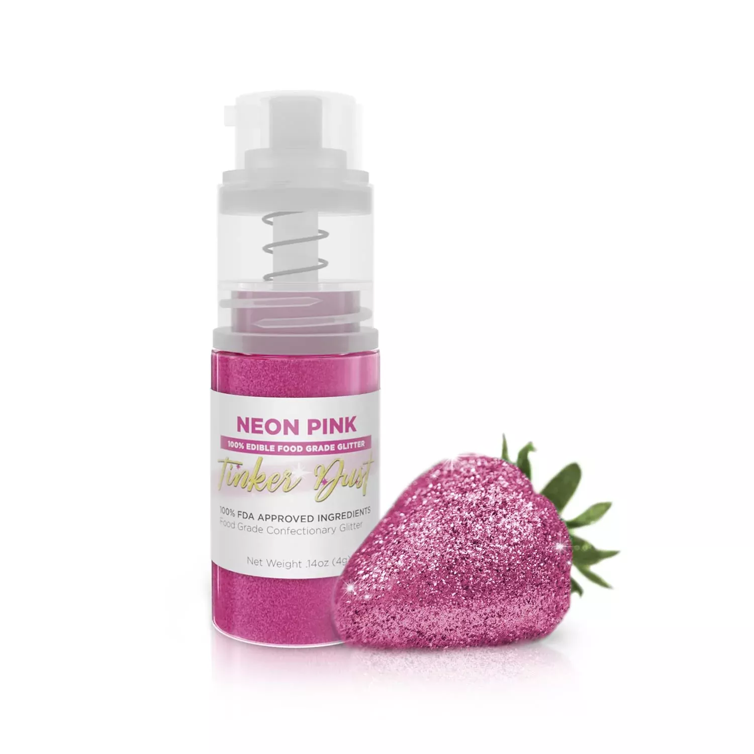 brew-glitter-neon-pink-4g-1x-mini-pump-edible-glitter-desserts-beverages-cupcake Brew Glitter - Neon Pink (4G 1X Mini Pump) Edible Glitter For Desserts, Beverages, Cupcakes, Cake Pops And Cookies By Bakell
