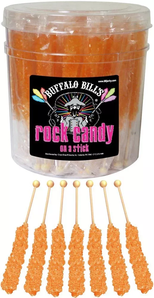 buffalo-bills-orange-rock-candy-on-stick-36-ct-tub-orange-colored-rock-candy-cry Buffalo Bills Orange Rock Candy On A Stick (36-Ct Tub Orange Colored Rock Candy Crystal Sticks)