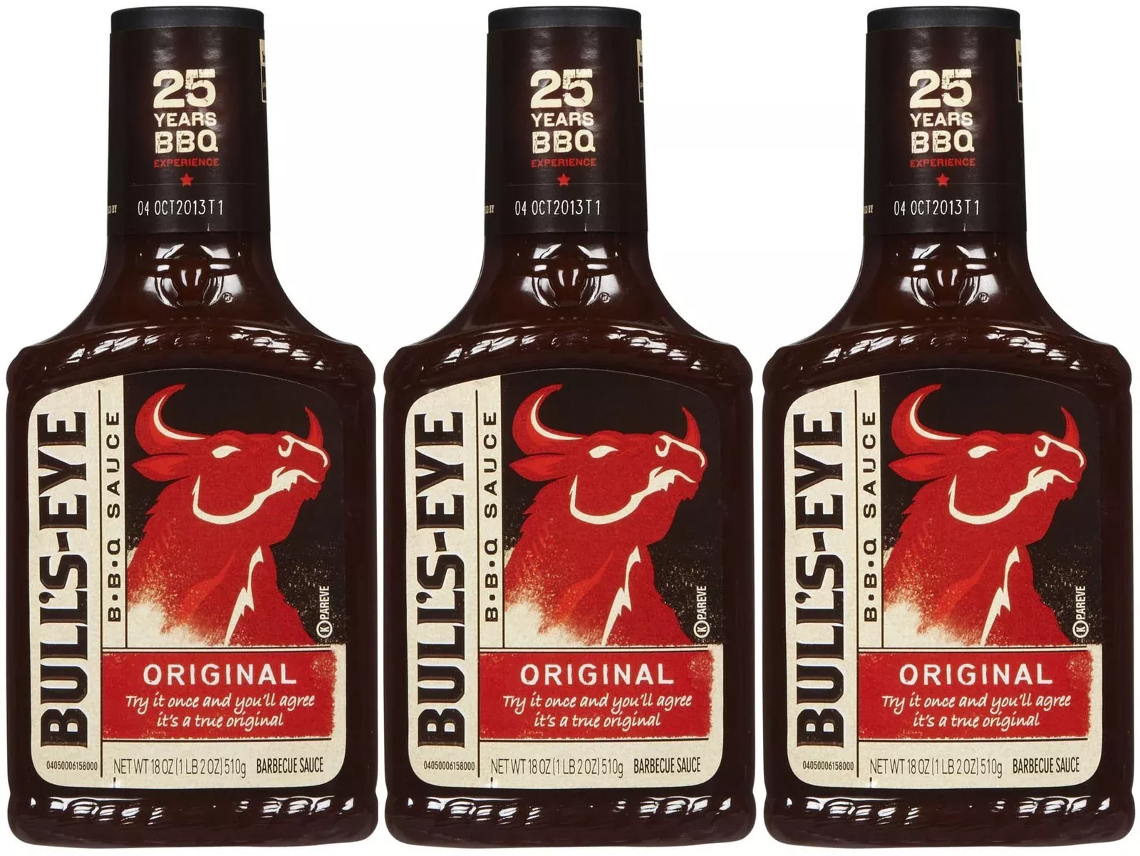 bull-s-eye-original-barbecue-sauce-18-oz-3-pk Bull'S Eye Original Barbecue Sauce - 18 Oz - 3 Pk