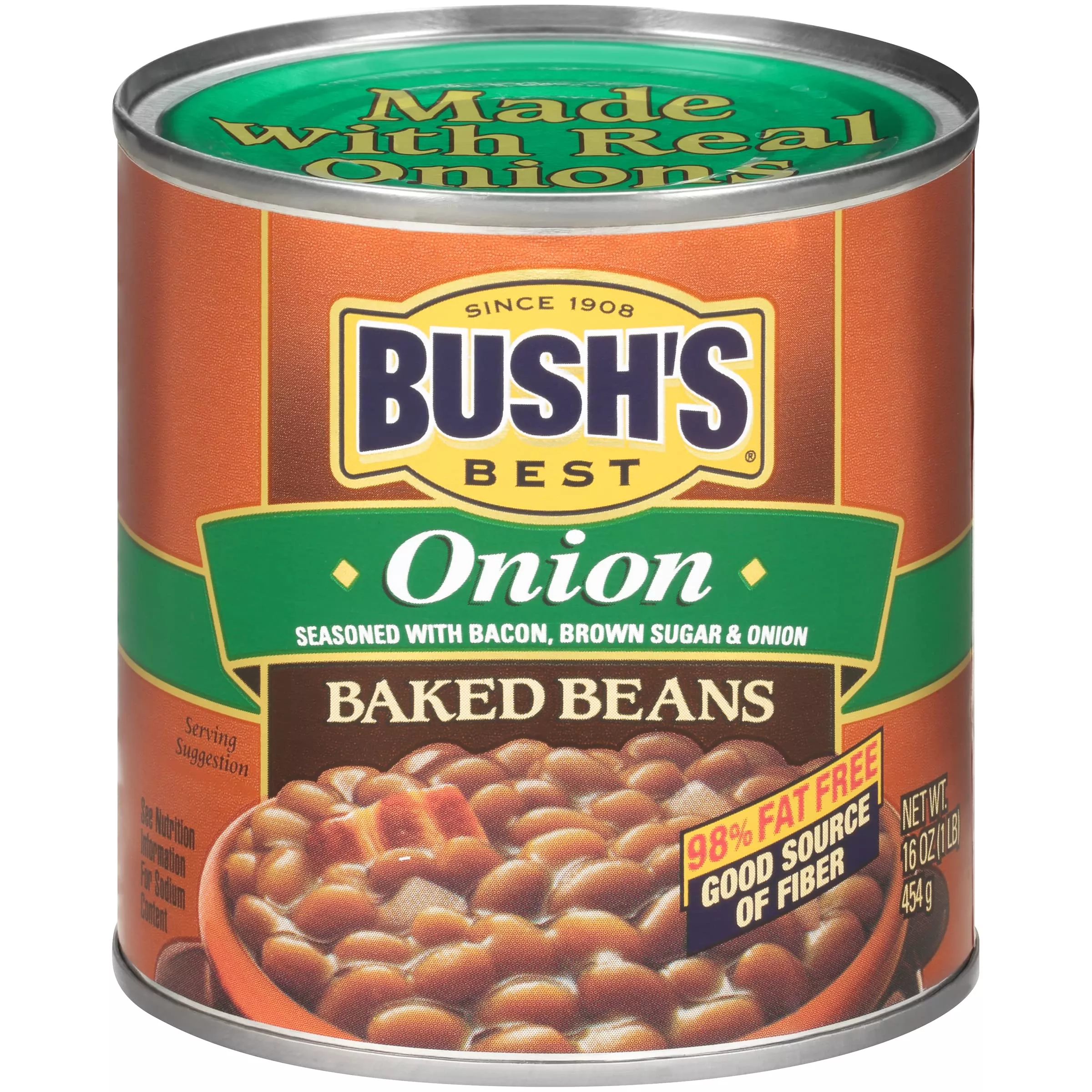 bush-s-best-16-oz-canned-onion-baked-beans-source-plant-based-protein-fiber-low- Bush'S Best 16 Oz Canned Onion Baked Beans, Source Of Plant Based Protein And Fiber, Low Fat, Gluten Free, (Pack Of 12)