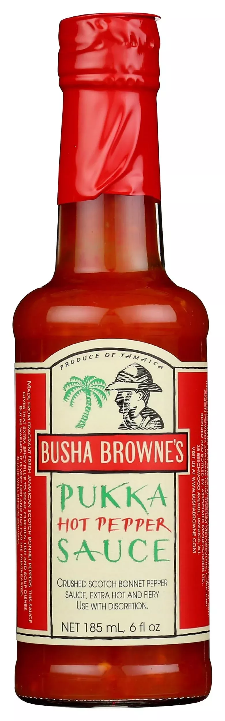busha-browne-pukka-hot-pepper-sauce-6-fluid-ounce Busha Browne Pukka Hot Pepper Sauce, 6 Fluid Ounce