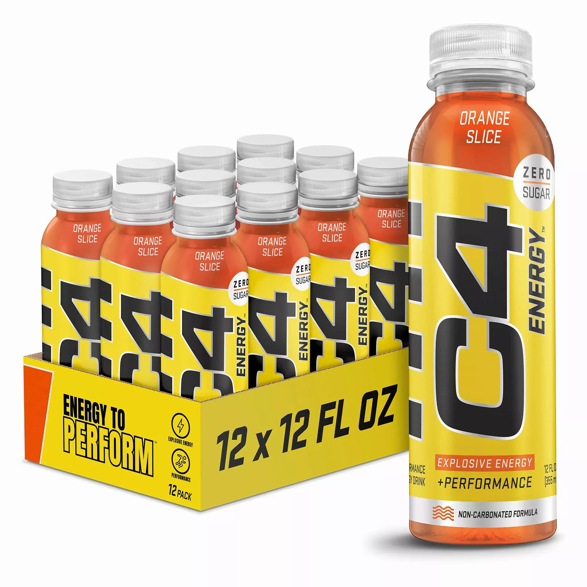 c4-energy-non-carbonated-zero-sugar-pre-workout-drink-beta-alanine-orange-slice- C4 Energy Non-Carbonated Zero Sugar, Pre Workout Drink + Beta Alanine, Orange Slice, 12 Fl Oz, Pack Of 12