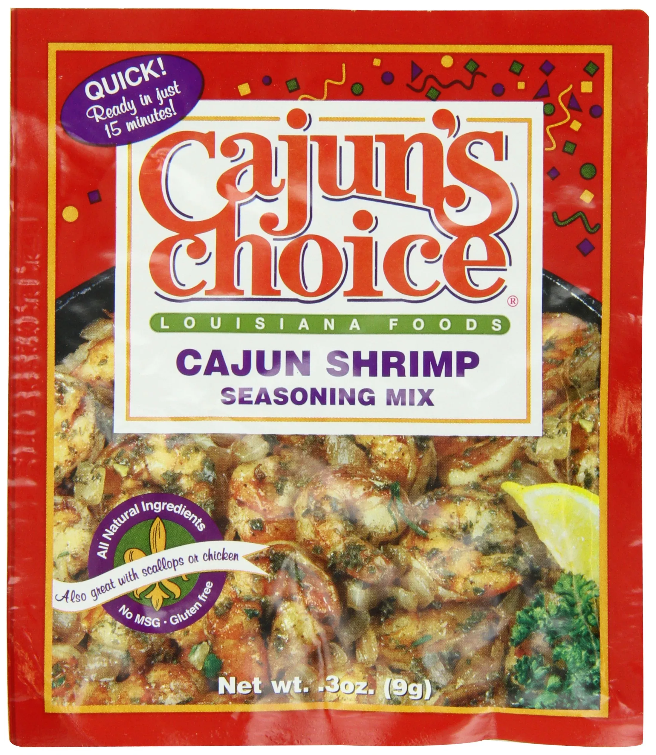 cajun-s-choice-cajun-shrimp-seasoning-3-oz-spicy-blend-herbs-spices-grilling-sau Cajun'S Choice - Cajun Shrimp Seasoning .3 Oz - Spicy Blend Of Herbs And Spices For Grilling, Saut Ing, And Boiling - Adds Zest