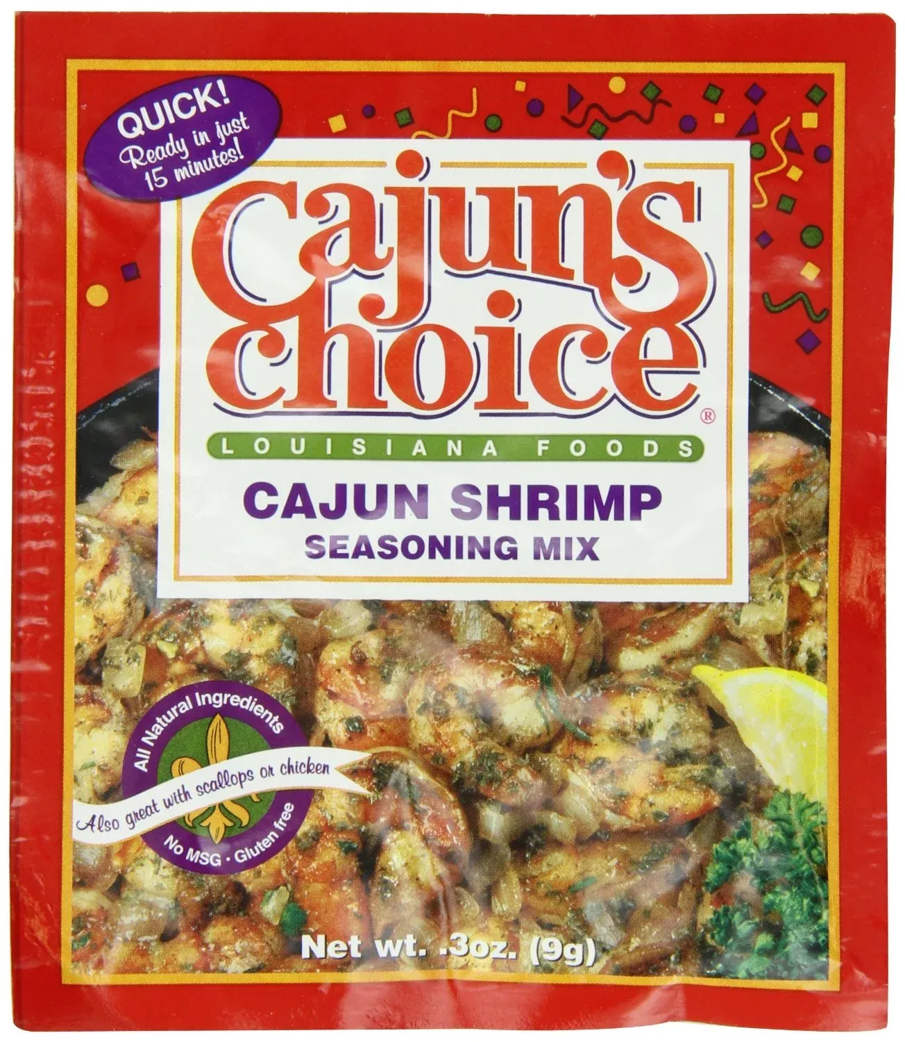 cajun-shrimp-seasoning-mix-3-oz-cajun-s-choice-louisiana-foods-pack-6 Cajun Shrimp Seasoning Mix .3 Oz Cajun'S Choice Louisiana Foods (Pack Of 6)