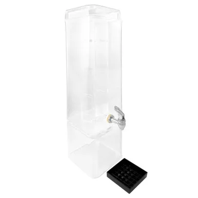 cal-mil-3-gal-beverage-dispenser-with-infuser-acrylic-container-clear-base Cal-Mil 3 gal Beverage Dispenser with Infuser - Acrylic Container, Clear Base