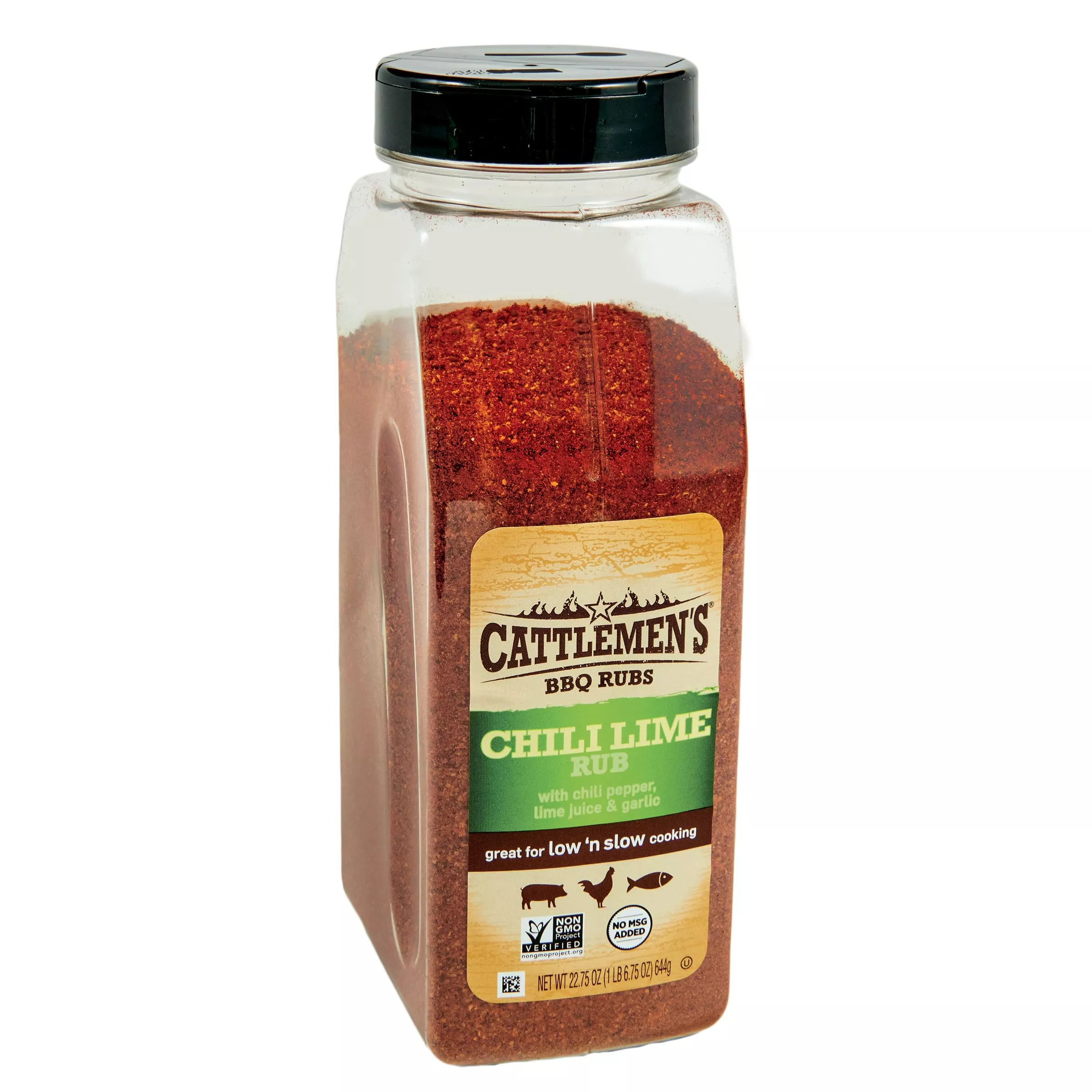 cattlemen-s-chili-lime-rub-22-75-oz-one-22-75-ounce-container-chili-lime-rub-mad Cattlemen'S Chili Lime Rub, 22.75 Oz - One 22.75 Ounce Container Of Chili And Lime Rub Made Of Sea Salt, Chili Pepper, Garlic, A