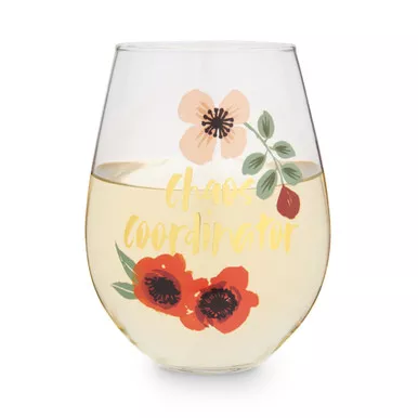 Chaos Coordinator 30 oz Stemless Wine Glass by Blush