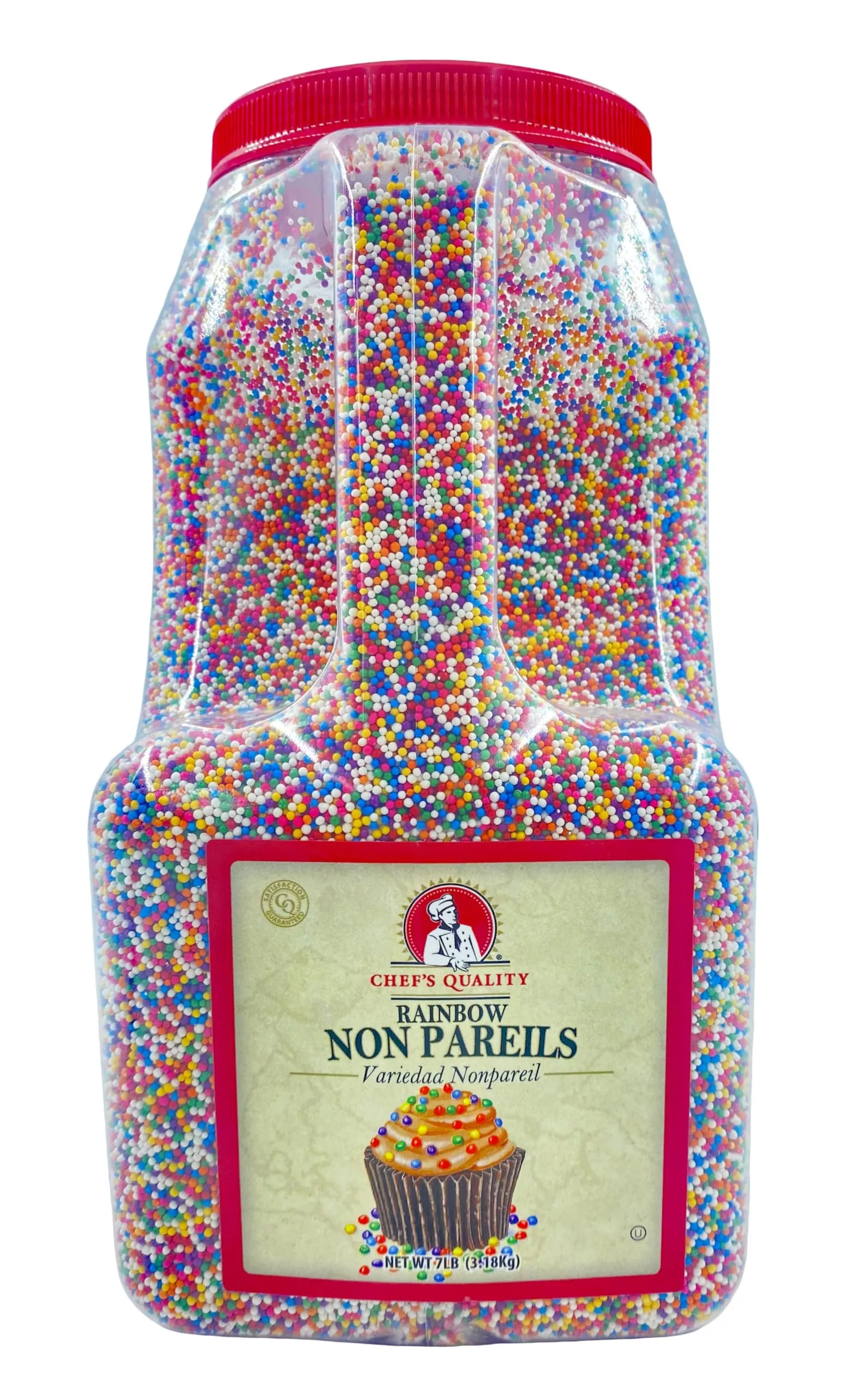 chef-s-quality-nonpareils-rainbow-sprinkles-7-pounds-decorating-baking Chef'S Quality Nonpareils Rainbow Sprinkles 7 Pounds For Decorating & Baking