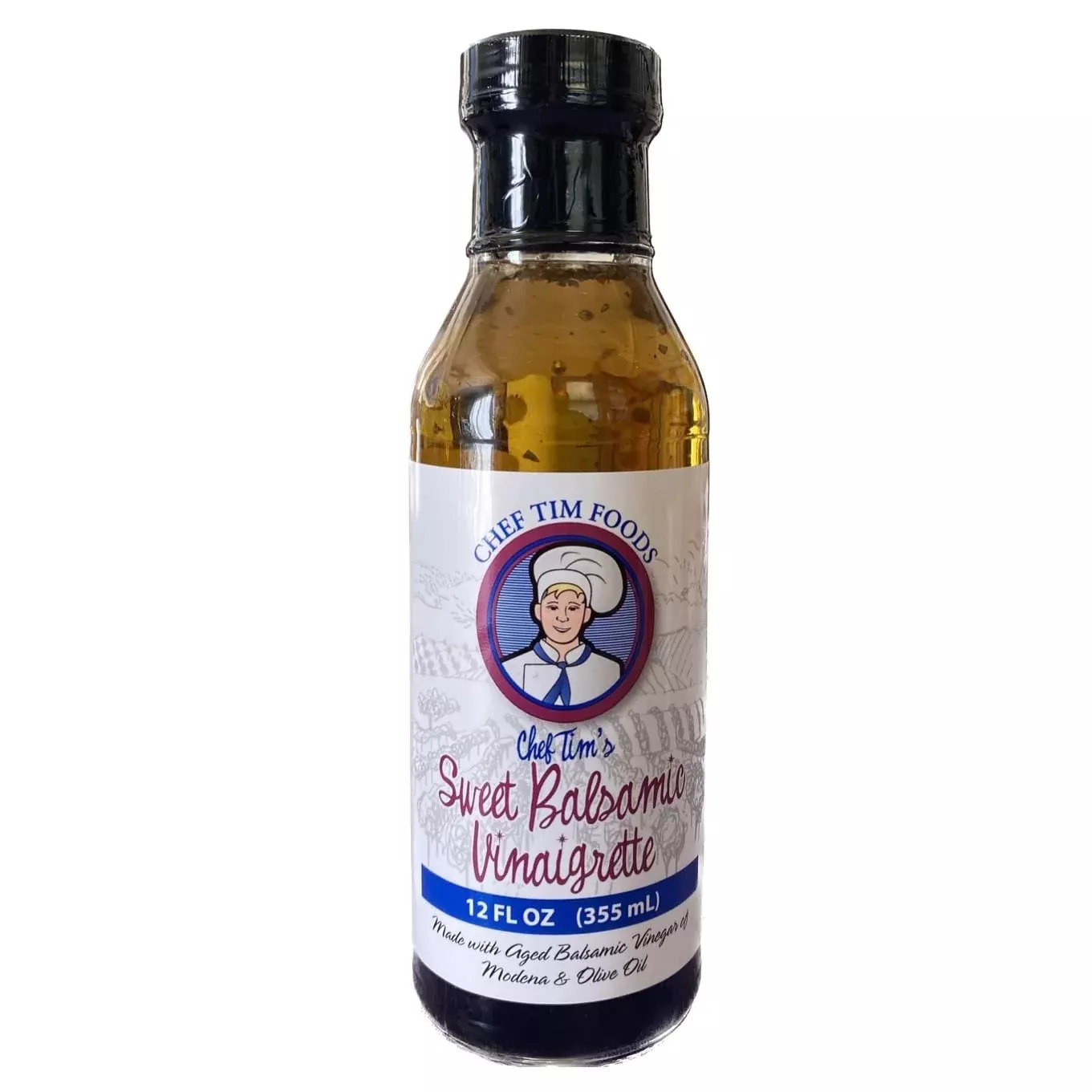chef-tim-s-sweet-balsamic-vinaigrette-12-oz-salad-dressing-marinade-shake-shake- Chef Tim'S Sweet Balsamic Vinaigrette 12 Oz. Salad Dressing & Marinade ''Shake, Shake, Shake. Don'T Refrigerate''