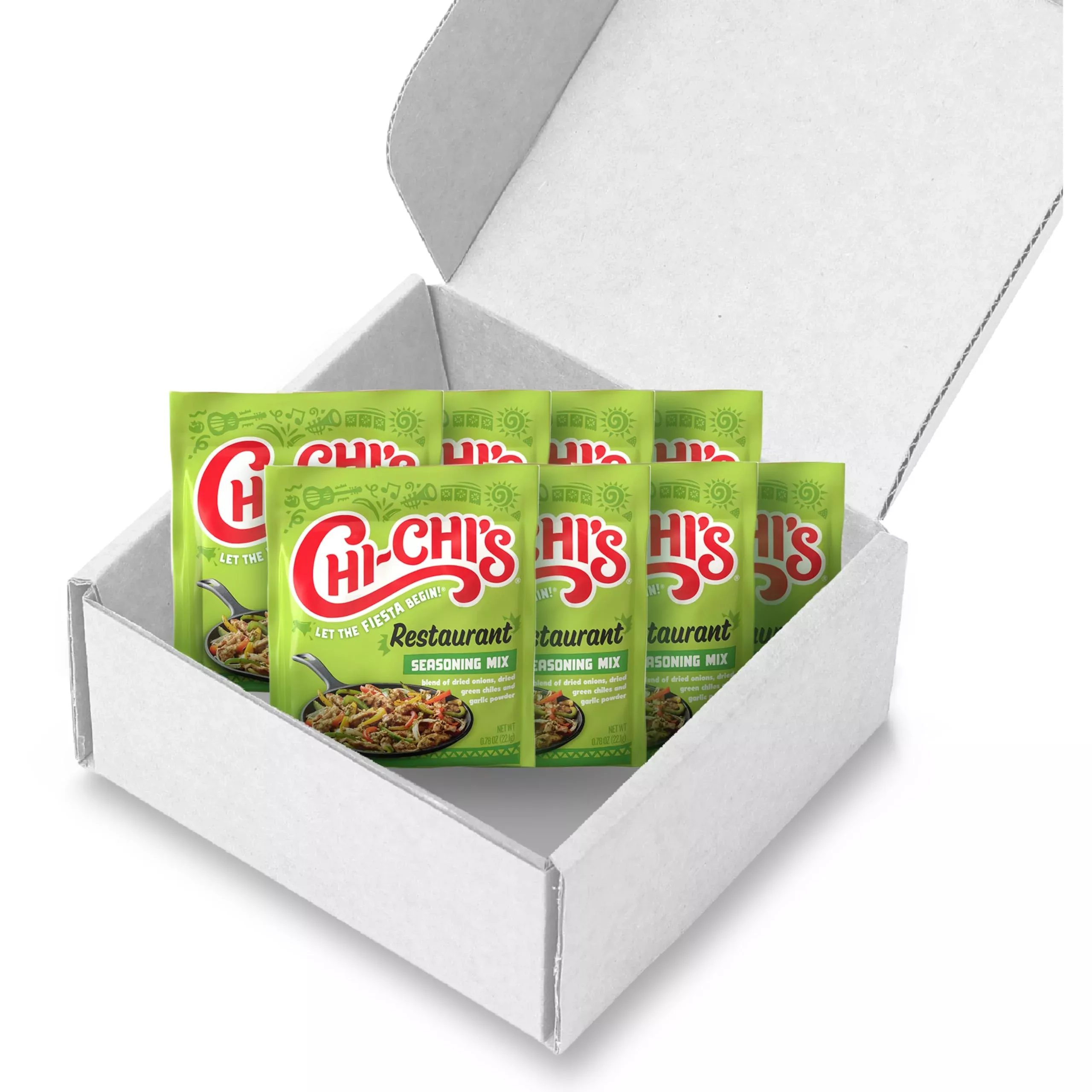 chi-chis-fiesta-restaurante-seasoning-mix-0-78-ounce-pack-8 Chi Chis Fiesta Restaurante Seasoning Mix, 0.78 Ounce (Pack Of 8)