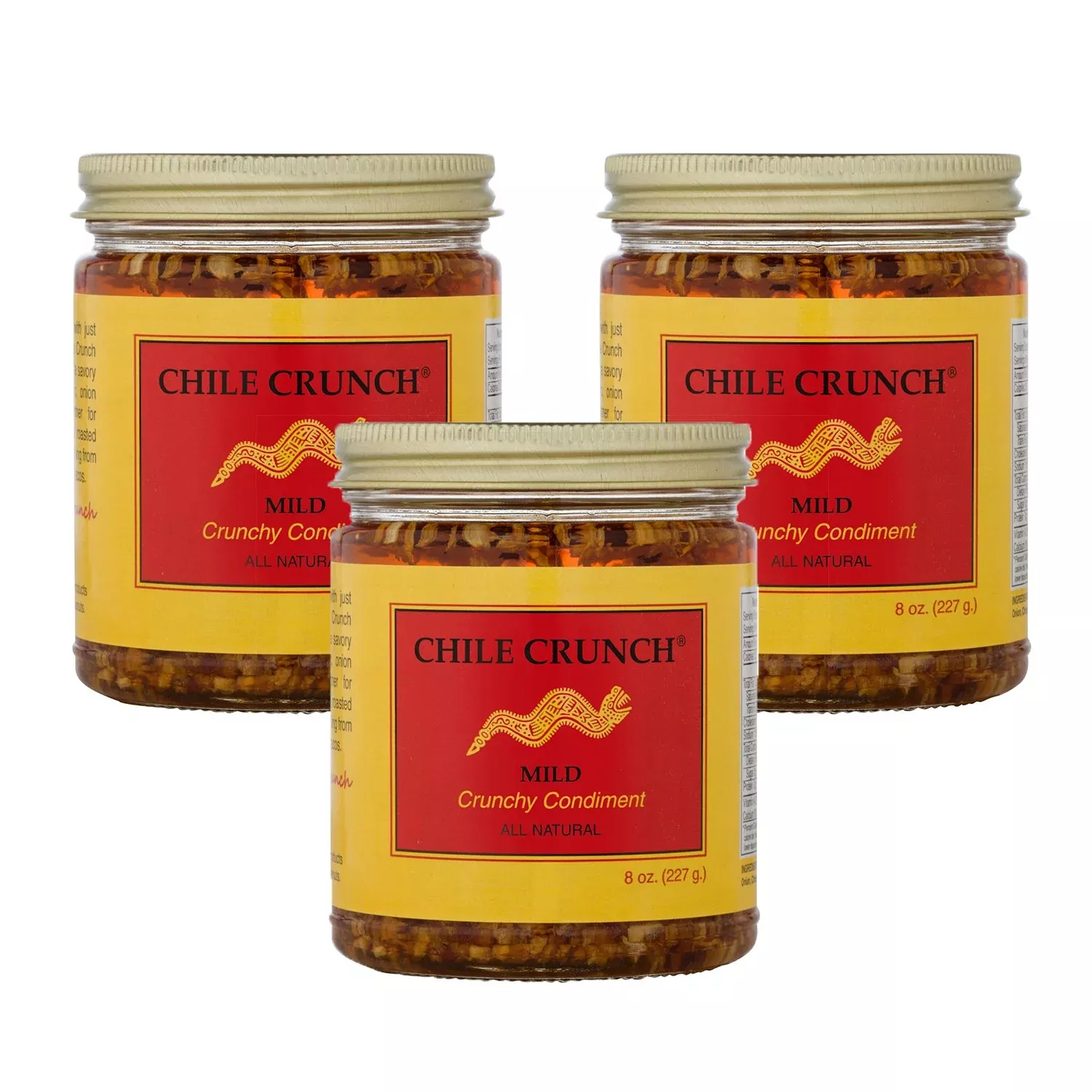 chile-crunch-crunchy-all-natural-spicy-condiment-mild-3-pack Chile Crunch - A Crunchy All Natural Spicy Condiment (Mild) - 3 Pack