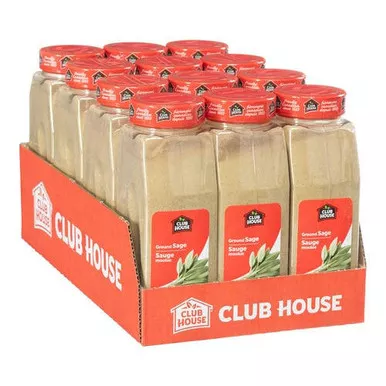 clubhouse-spice-sage-ground-340-gr-0-75-lbs-12-case Clubhouse Spice Sage Ground 340 GR (0.75 lbs) (12/Case)