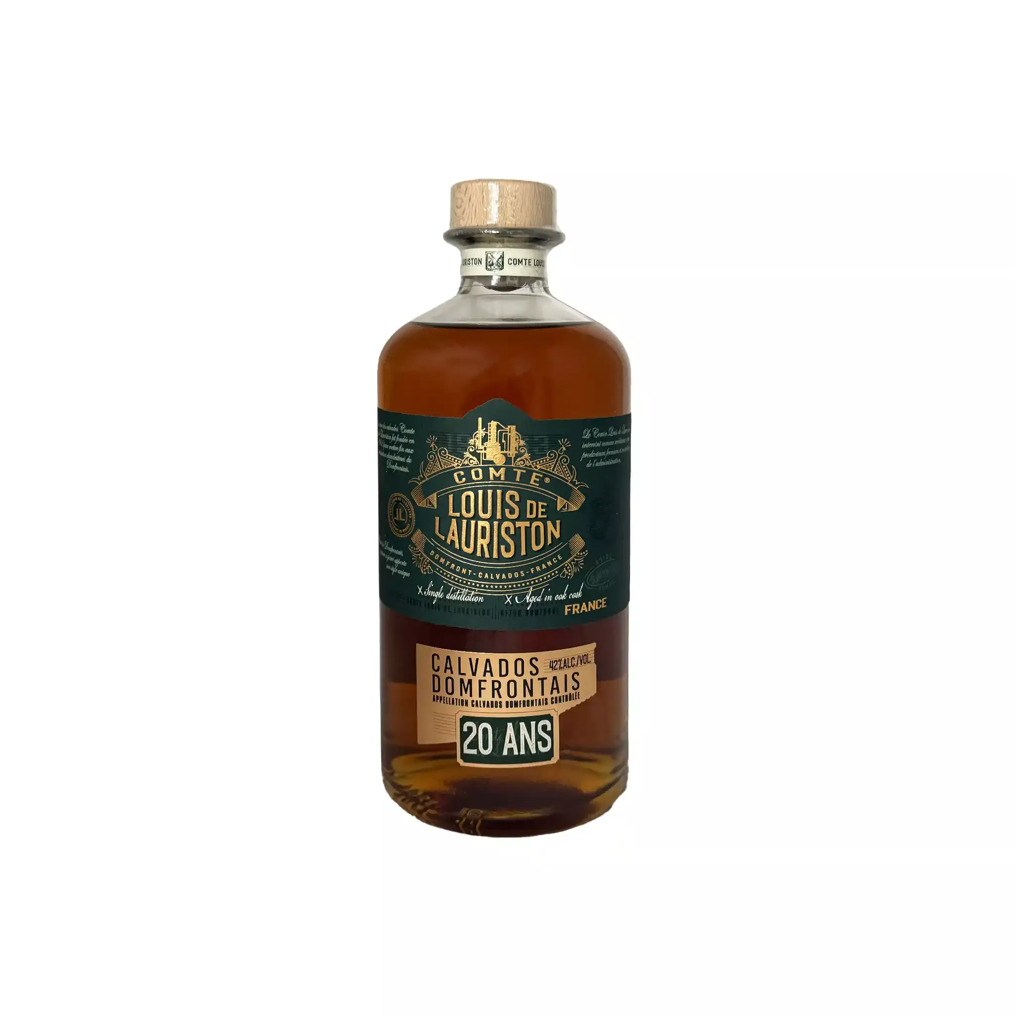 comte-louis-de-lauriston-20yr-calvados-domfrontais-700ml COMTE LOUIS DE LAURISTON 20YR CALVADOS DOMFRONTAIS 700ml