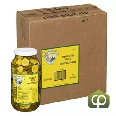 cool-crisp-bread-butter-pickle-chips-4-liters-1-gallon-2-case Cool Crisp Bread & Butter Pickle Chips - 4 Liters, 1 Gallon, 2/Case