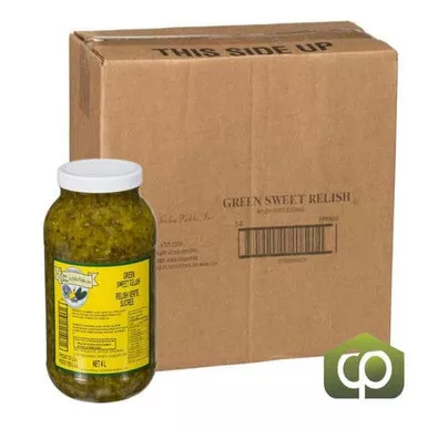 cool-crisp-sweet-green-relish-4-lt-2-case-8-8-lbs Cool Crisp Sweet Green Relish 4 LT (2/Case) - 8.8 lbs