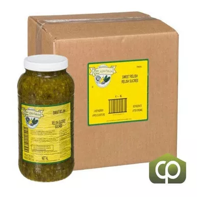 coolcrisp-pickle-relish-4l-4-case-8-8-lbs-sweet-condiment Coolcrisp Pickle Relish 4L (4/Case) - 8.8 lbs - Sweet Condiment