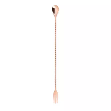 copper-trident-barspoon-by-viski Copper Trident Barspoon by Viski