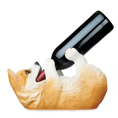 corgi-wine-bottle-holder-by-true Corgi Wine Bottle Holder by True