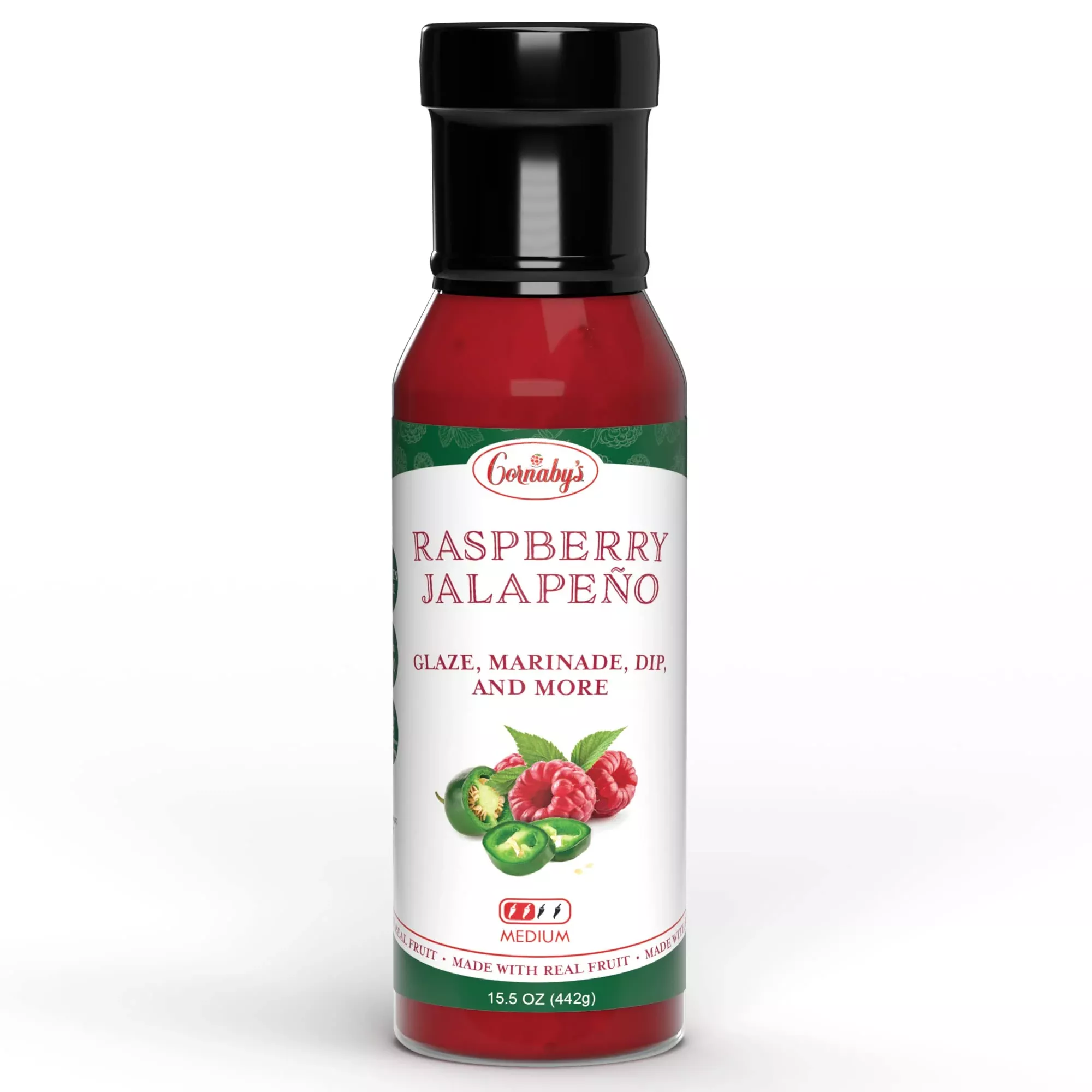 Cornabys Raspberry Jalapeno Spicy Sauce (14.9 Oz.) Pack Of 1