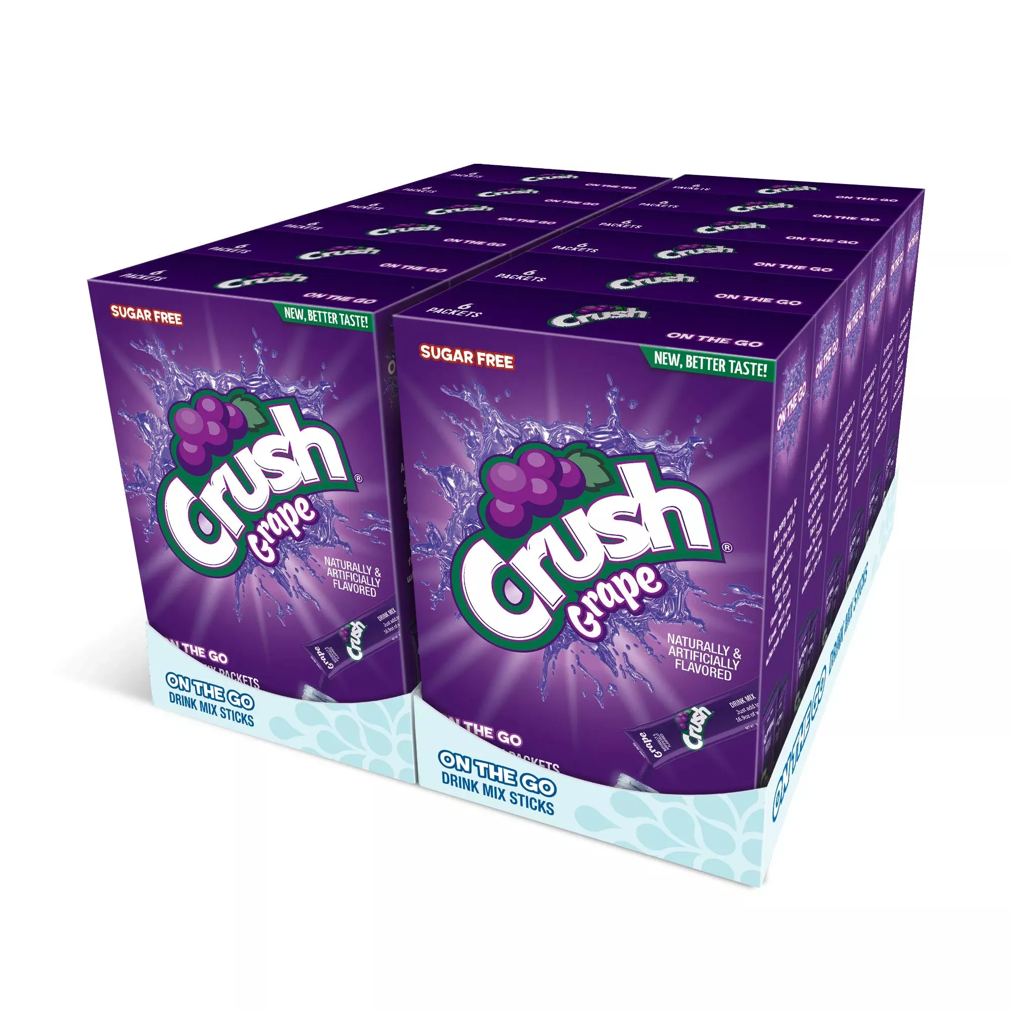 crush-grape-flavored-powder-drink-mix-6-pieces-sugar-free-0-48-ounces-pack-12 Crush Grape Flavored Powder Drink Mix, 6 Pieces, Sugar Free, 0.48 Ounces (Pack Of 12)