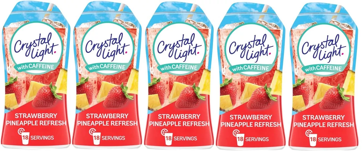 crystal-light-liquid-water-enhancer-variety-5-pack-1-62-fl-oz-bottles-strawberry Crystal Light Liquid Water Enhancer Variety 5 Pack 1.62 Fl Oz Bottles (Strawberry Pineapple Refresh)