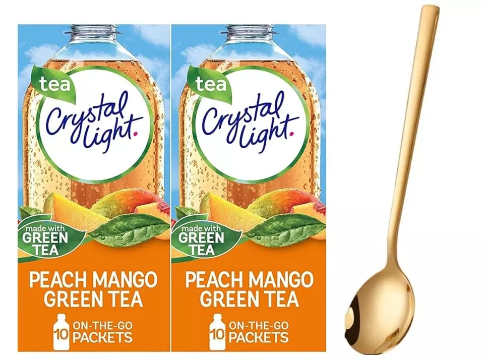crystal-light-on-go-drink-mix-two-2-pack-10pck-sugar-free-low-calorie-refreshmen Crystal Light On The Go Drink Mix - Two (2) Pack Of 10Pck - Sugar-Free, Low-Calorie Refreshment With One Sukkar Pasha Long Golde