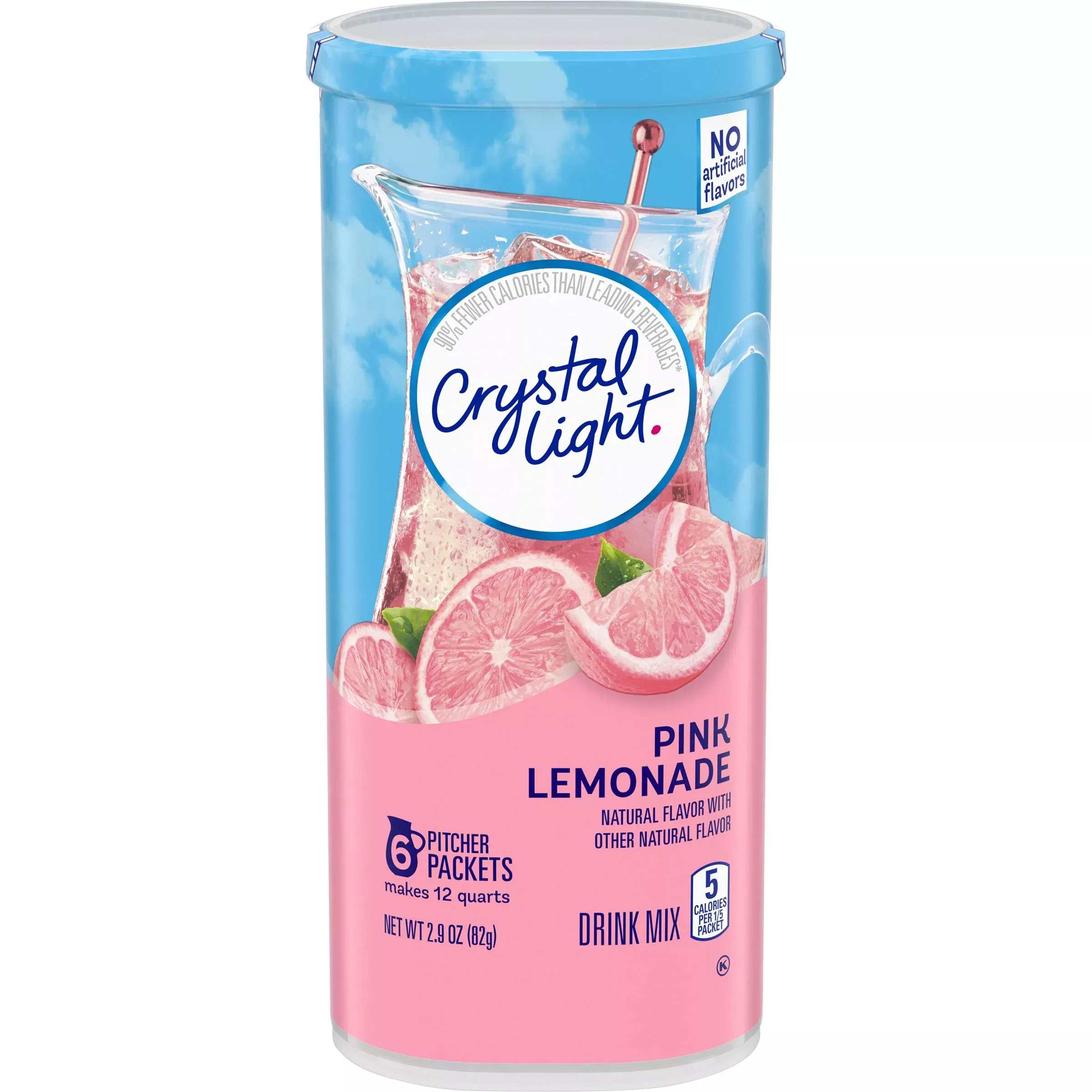 crystal-light-pink-lemonade-powdered-drink-mix-caffeinated-2-9-oz-pack-6 Crystal Light Pink Lemonade Powdered Drink Mix, Caffeinated, 2.9 Oz (Pack-6)