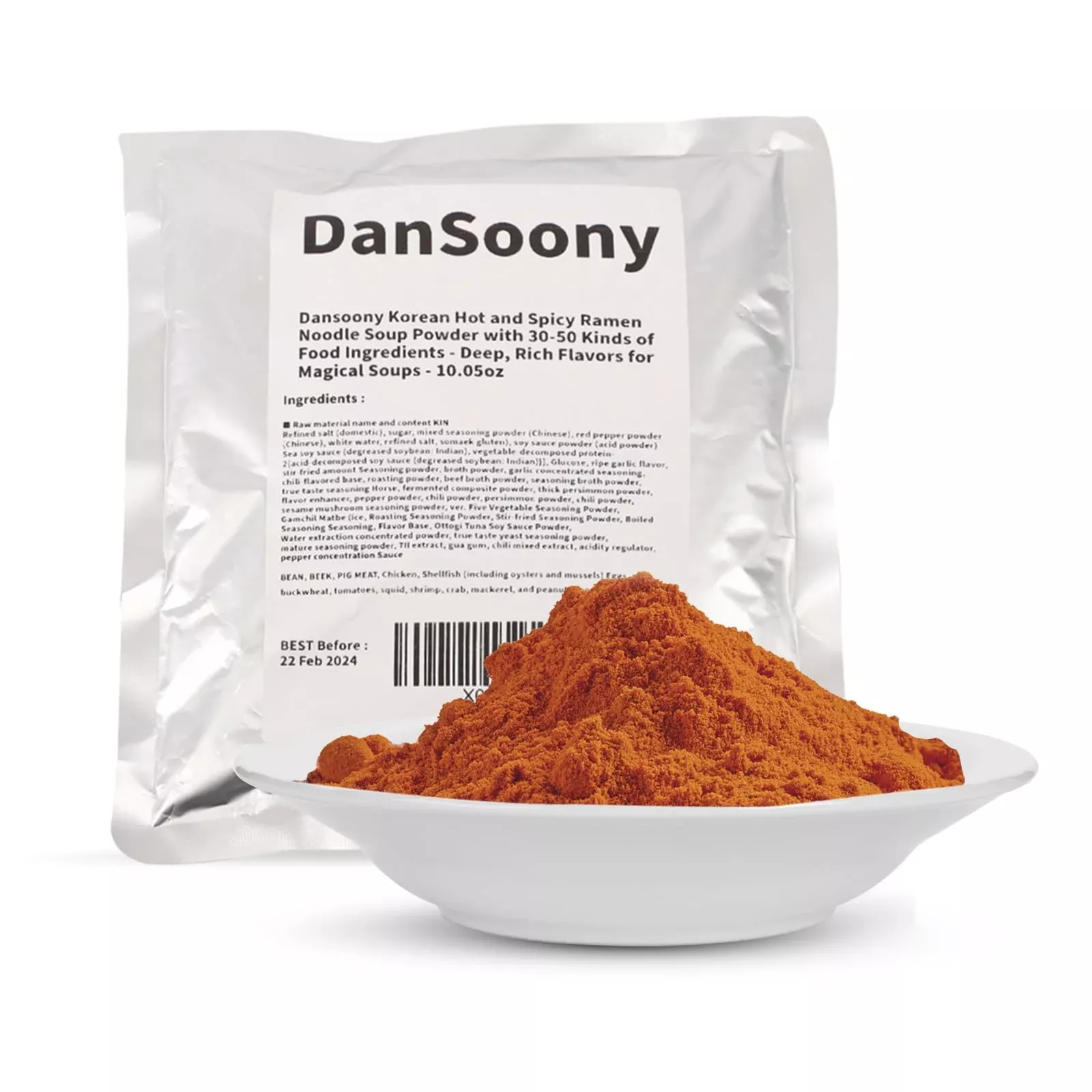 dansoony-korean-hot-spicy-ramen-noodle-soup-powder-with-30-50-kinds-food-ingredi Dansoony Korean Hot And Spicy Ramen Noodle Soup Powder With 30-50 Kinds Of Food Ingredients - Deep, Rich Flavors For Magical Sou