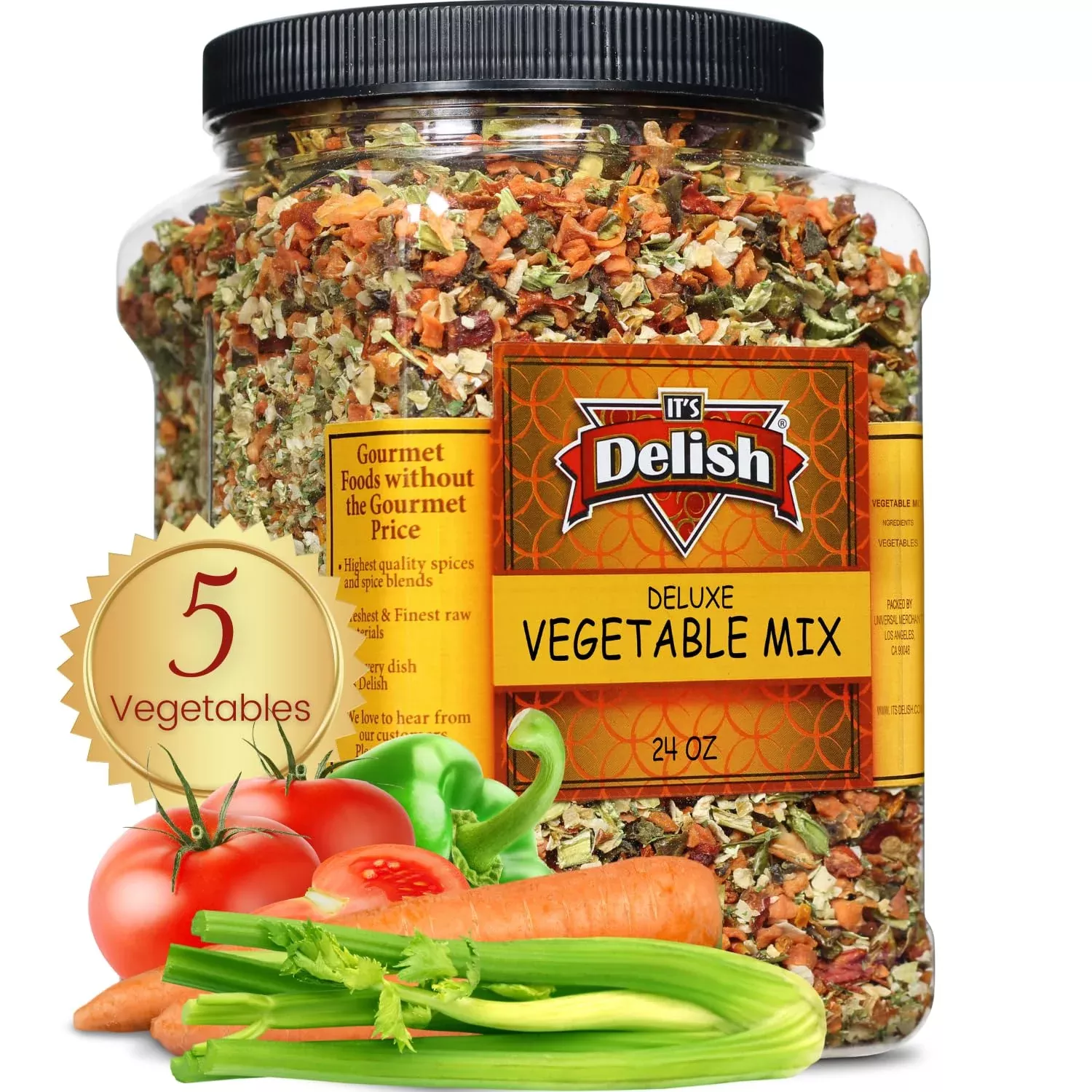 deluxe-dried-vegetable-soup-mix-by-its-delish-24-oz-1-5-lb-jumbo-container-dehyd Deluxe Dried Vegetable Soup Mix By Its Delish, 24 Oz (1.5 Lb) Jumbo Container Of Dehydrated Vegetables
