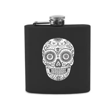 dia-de-los-muertos-flask-by-true Dia De Los Muertos Flask by True