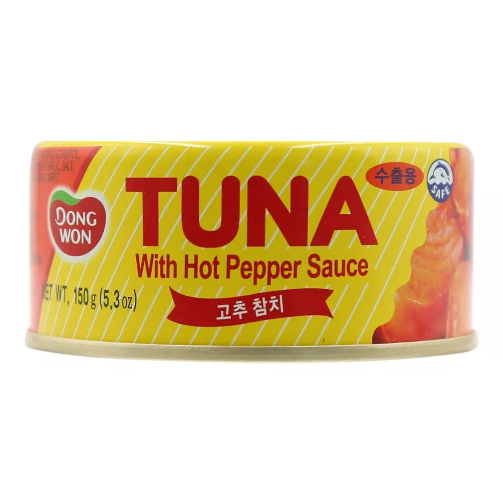 dongwon-tuna-with-hot-pepper-sauce-5-29-ounce-4-cans Dongwon, Tuna With Hot Pepper Sauce, 5.29 Ounce 4-Cans
