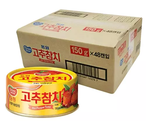 dongwon-tuna-with-hot-pepper-sauce-5-29-ounce-pack-48 Dongwon, Tuna With Hot Pepper Sauce, 5.29 Ounce(Pack Of 48)
