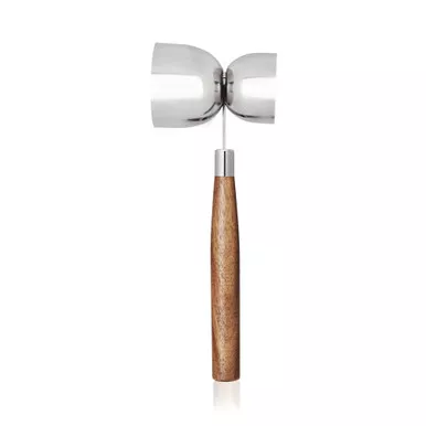 double-jigger-with-acacia-handle-by-true Double Jigger with Acacia Handle by True