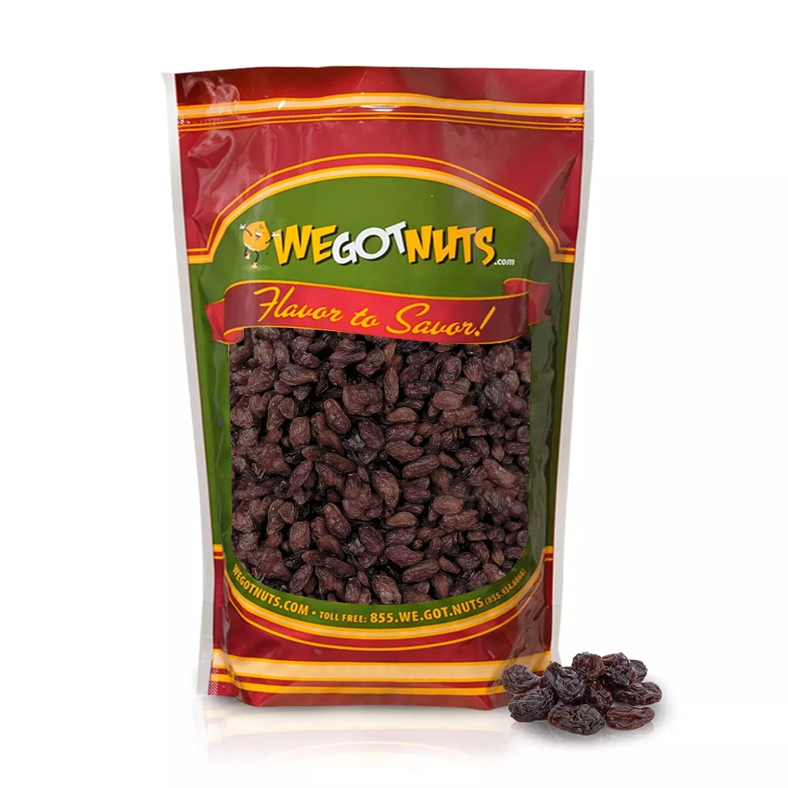 Dried Dark Raisins, 5 Lb In Resealable Bag Natural And Healthy Snack, Premium Quality
