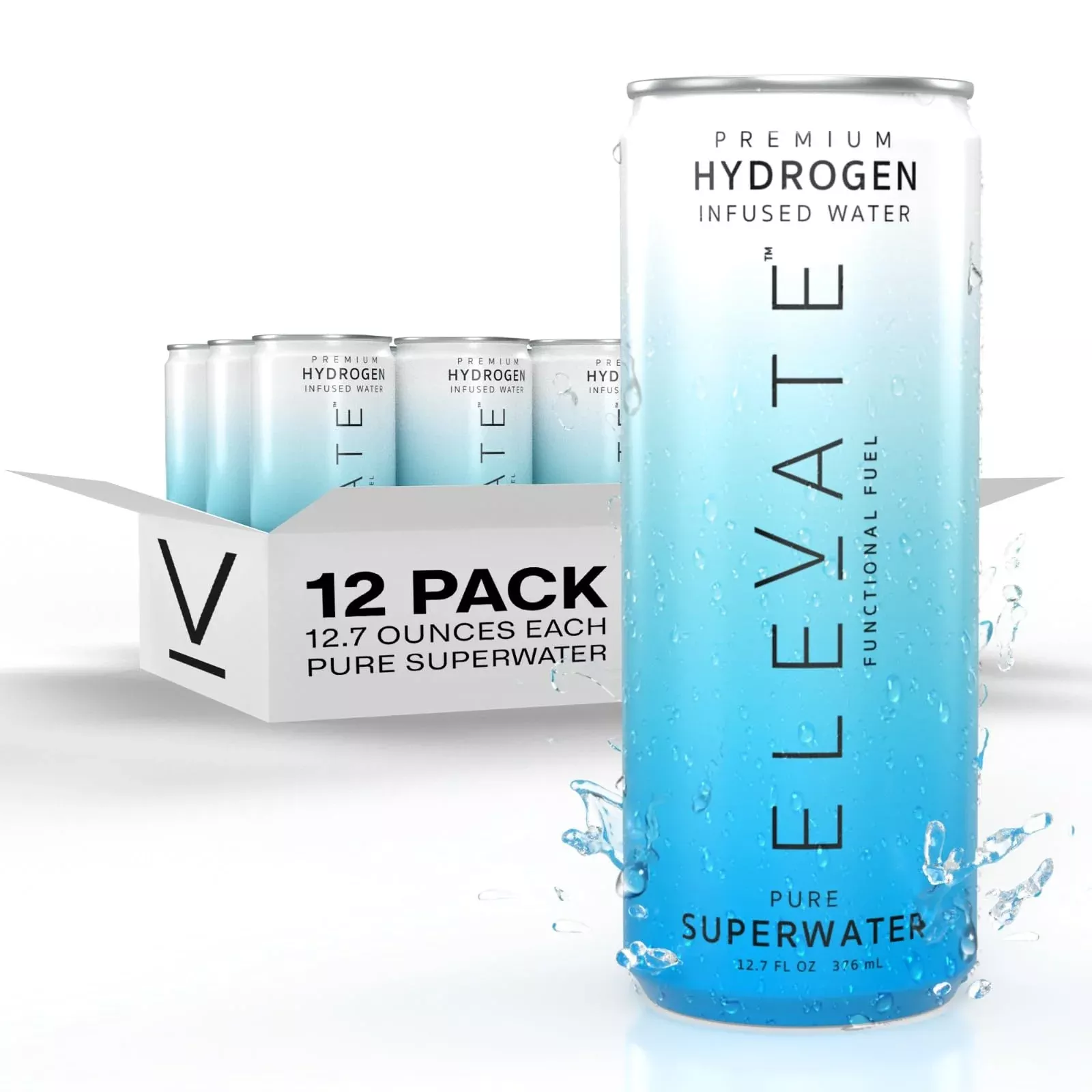 elevate-hydrogen-water-12-pack-highest-hydrogen-infused-water-recovery-energy-hy Elevate Hydrogen Water (12 Pack) Highest Hydrogen Infused Water For Recovery, Energy, Hydration, Focus, And Endurance. 3-5 Ppm M